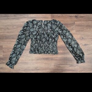 Free people women's size S Lolita paisley top in EUC